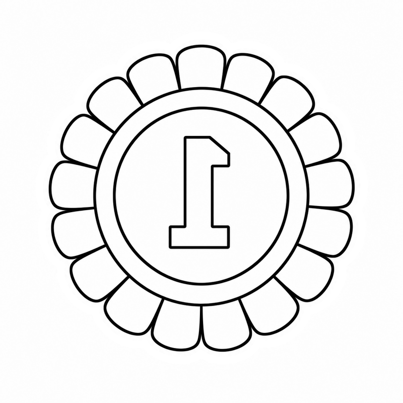 Medalha Floral