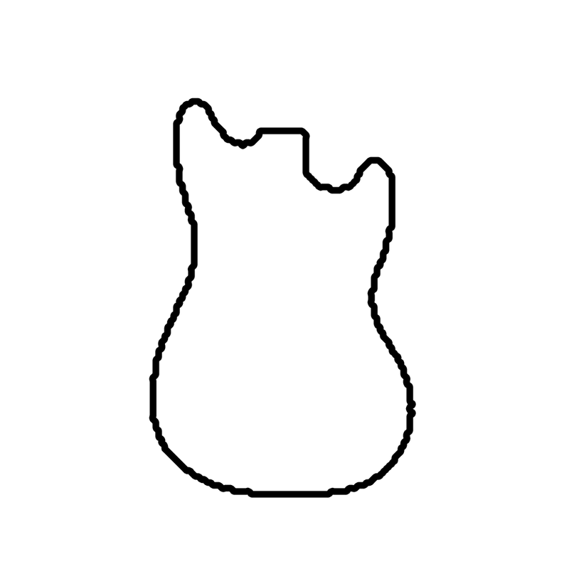 Cuerpo de guitarra Fender Mustang