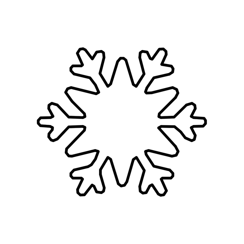 Copo de nieve estilo 2