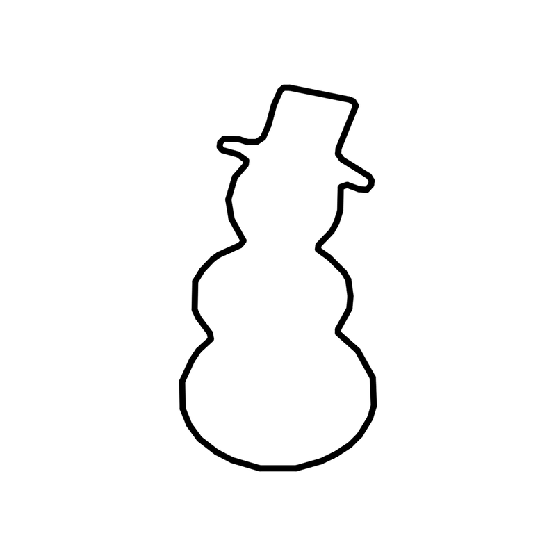 Muñeco de nieve estilo 4
