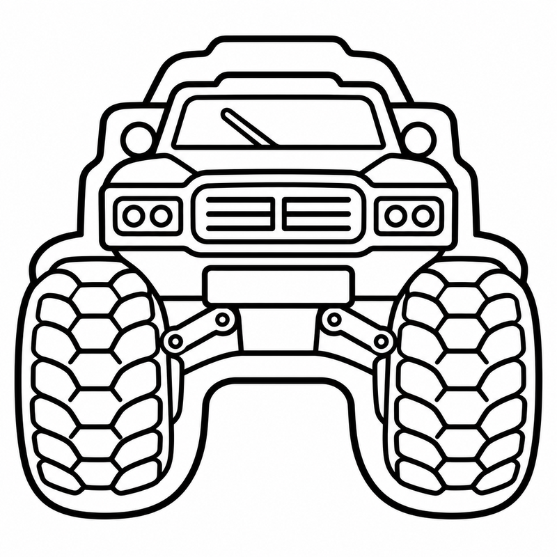 Front-Facing Monster Truck