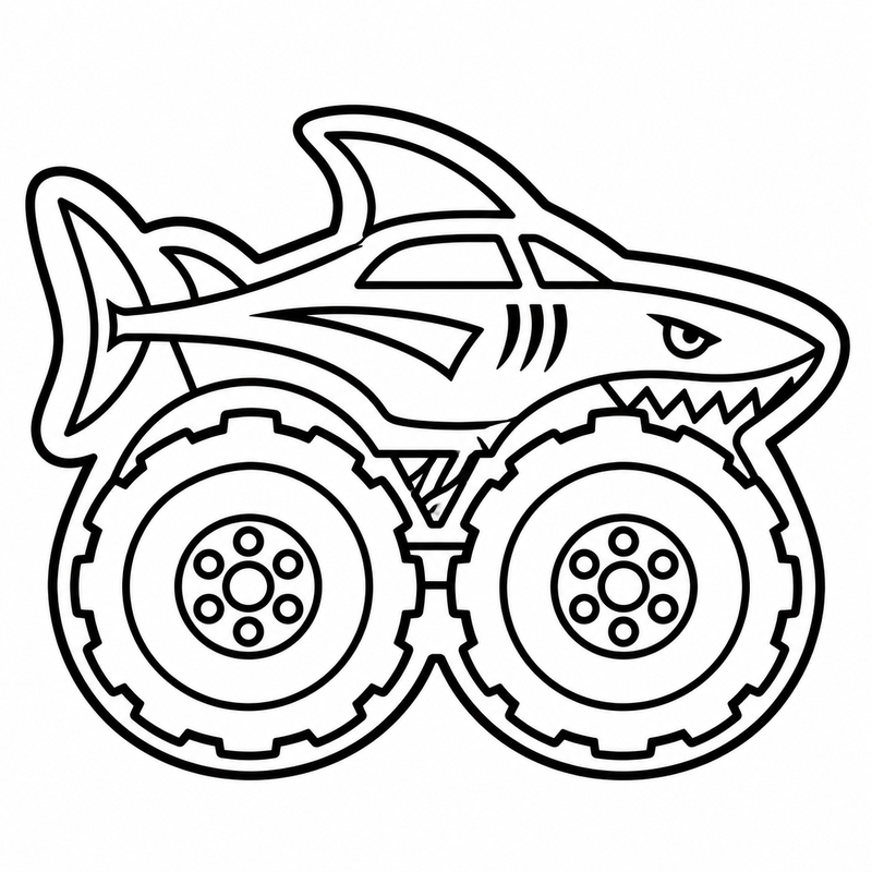 Shark Monster Truck