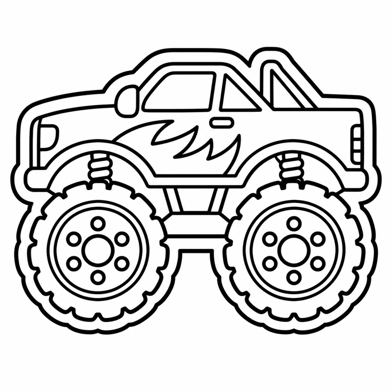 Pickup monster truck