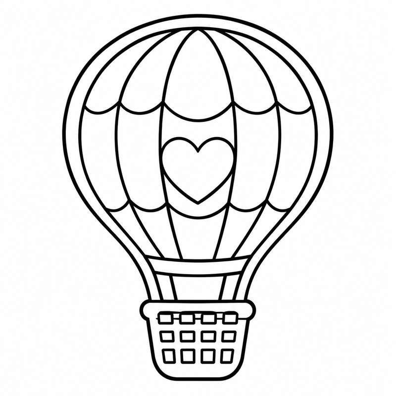 Heart Hot Air Balloon