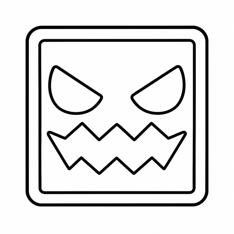 Fierce Square Pumpkin